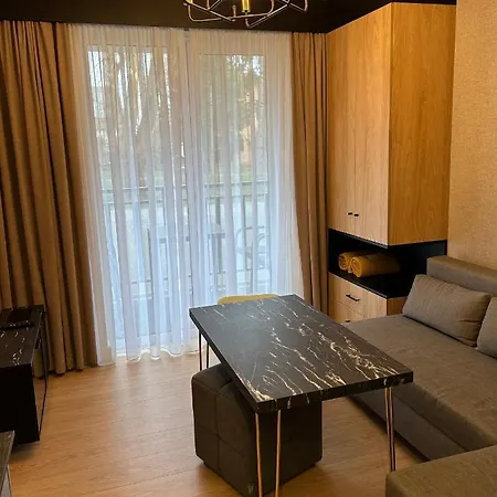 Lazurowy Apartament Łeba Esterno foto