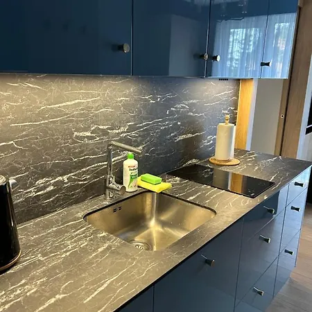 Lazurowy Apartament Łeba Esterno foto