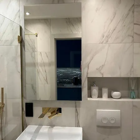 Lazurowy Apartament Łeba Esterno foto
